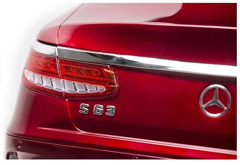 Auto na akumulator mercedes s63 czerwony lakierowany