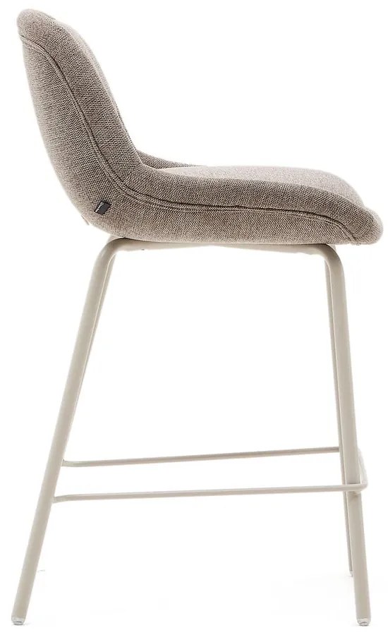 Szarobeżowy hoker (wysokość siedziska 65 cm) Aimin – Kave Home
