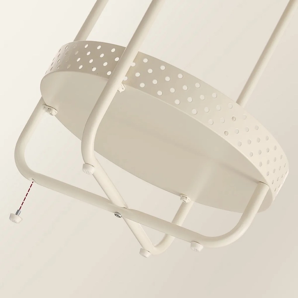 Stolik pomocniczy E1015 CRM, kremowy