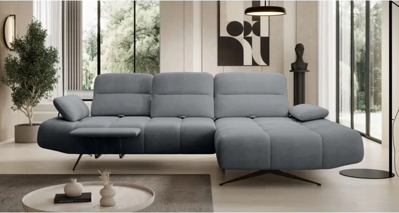 Narożnik FALCAO S układ L Prawostronny z funkcją RELAX w ktaninie AURORA 17 WERSAL