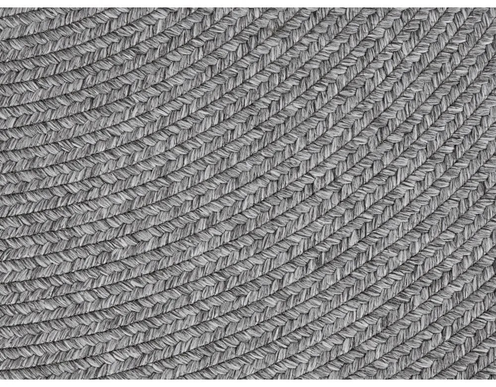 Szary okrągły dywan odpowiedni na zewnątrz ø 150 cm – NORTHRUGS