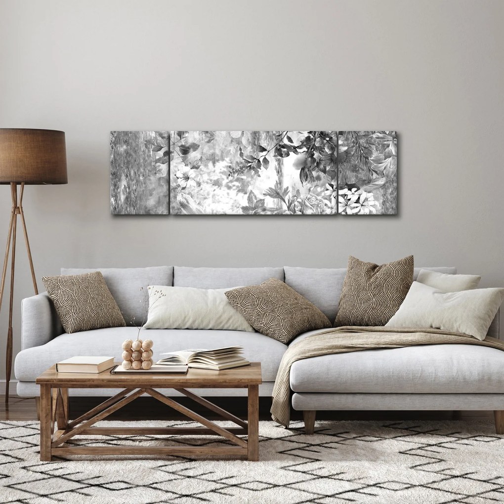 Obraz - Romantyczny ogród (170x50 cm)
