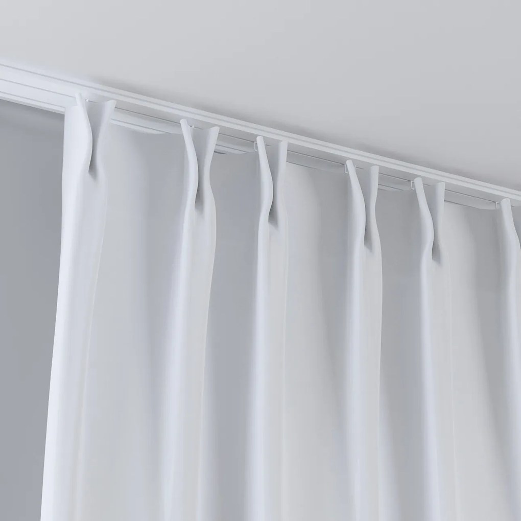 Zasłona na haczykach flex podwójnych