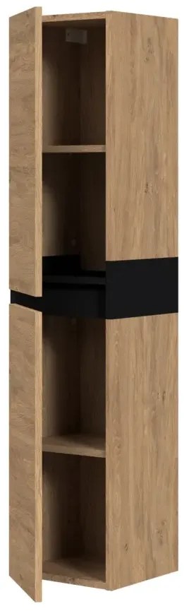 Szafka łazienkowa DUESA 2D 30cm dąb złoty HALMAR