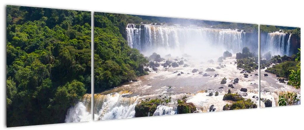 Obraz wodospadu Iguassu (170x50 cm)