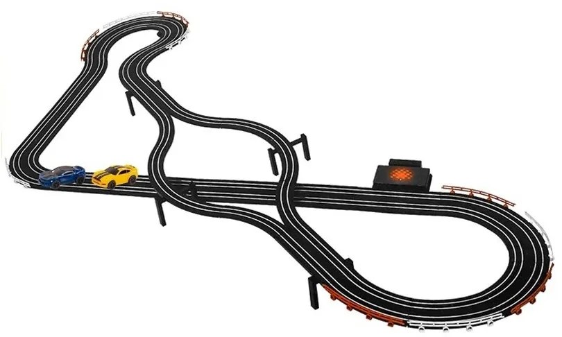 Tor wyścigowy 2 autka kontrolery slot cars 1:64