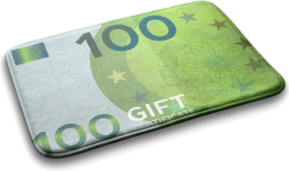 Dywanik łazienkowy antypoślizgowy Dywanik łazienkowy antypoślizgowy Banknot Euro Pieniądz