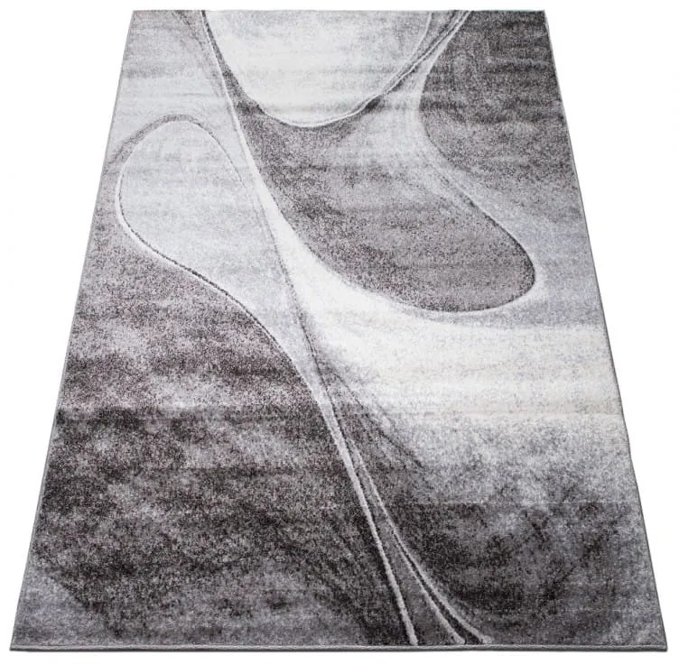 Dywan nowoczesny Perlage Geometria szary 120 cm x 170 cm