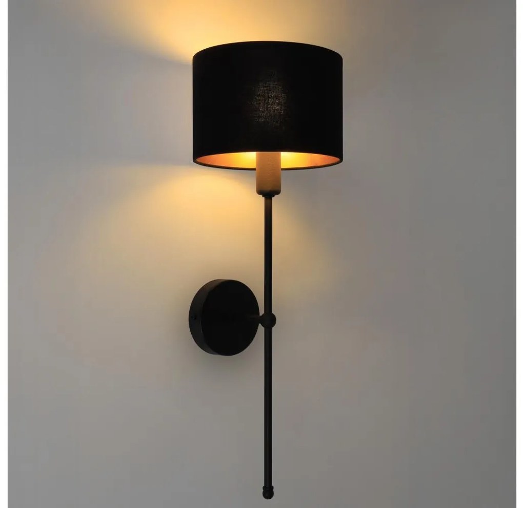 Kinkiet MADELA 1xE14/40W/230V czarny