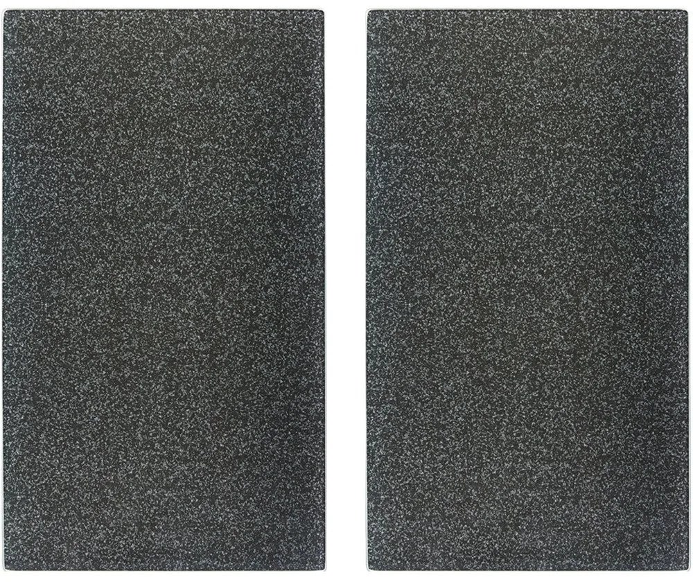 Szklane płyty ochronne ANTHRACITE GRANIT na kuchenkę – 2 sztuki, ZELLER
