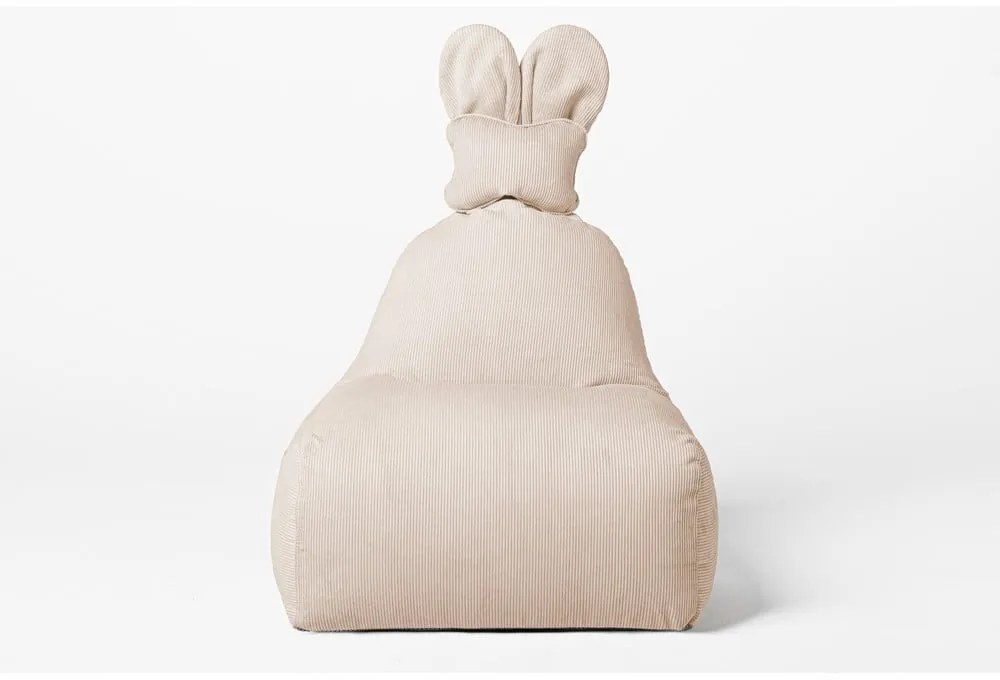 Beżowy dziecięcy worek do siedzenia Funny Bunny – The Brooklyn Kids