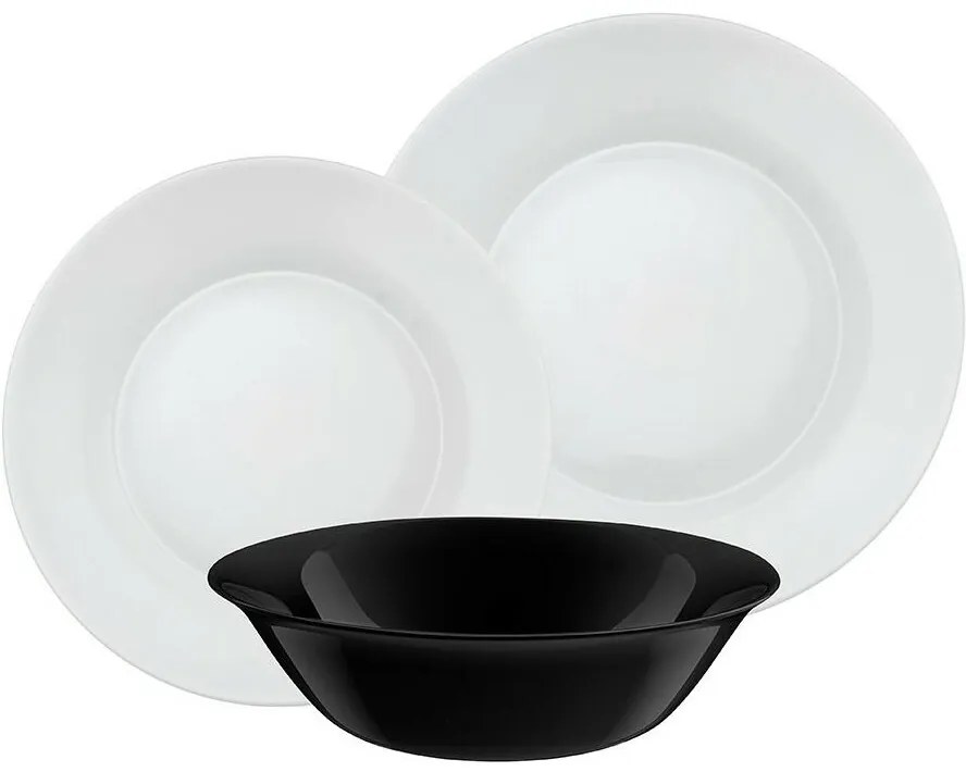 Florina 18-częściowy zestaw talerzy Domino