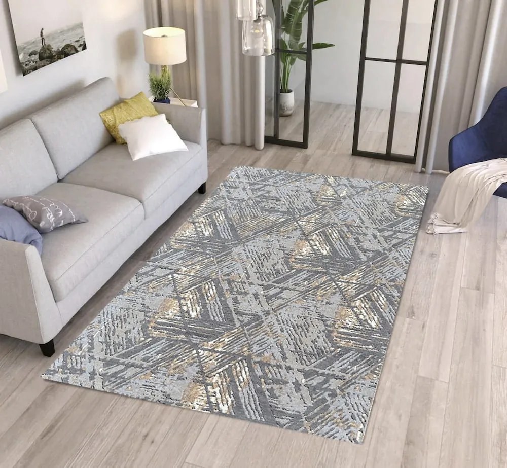 Dywan nowoczesny Rio szaro-beżowy 200 cm x 290 cm