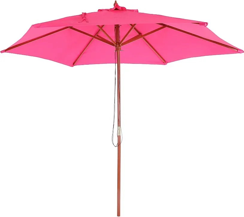 Parasol Lisbon III okrągły,  różowy
