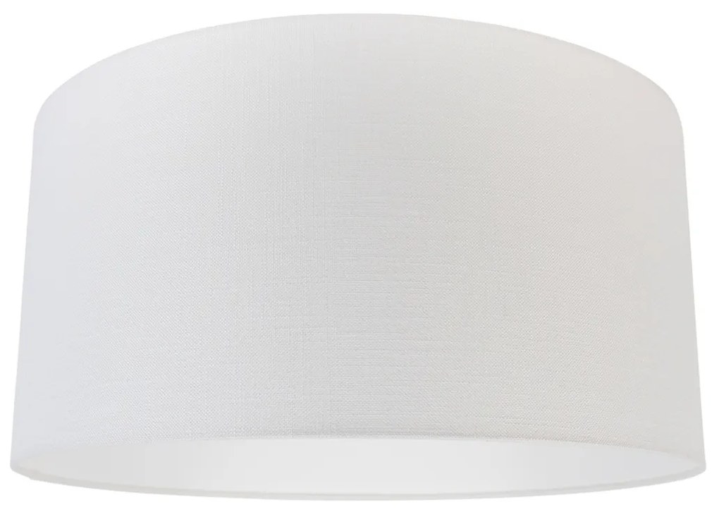 Biały abażur z tkaniny 50/50/25 Nowoczesny