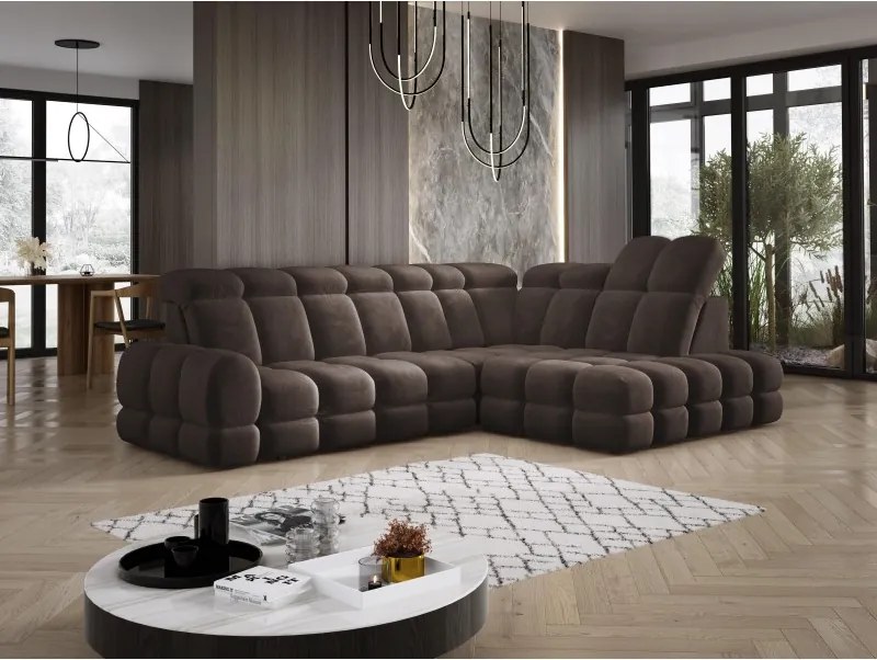 Narożnik TOLLO L Prawostronny Elektryczna regulacja Salvador 04 WERSAL