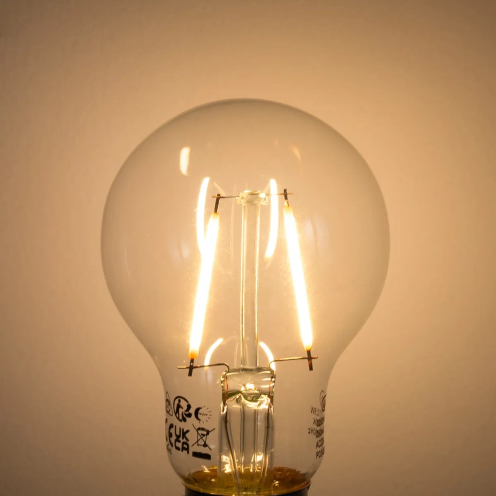 Zestaw 5 żarówek LED E27 A60 z czujnikiem zmierzchu 2,5W 250 lm 2200K