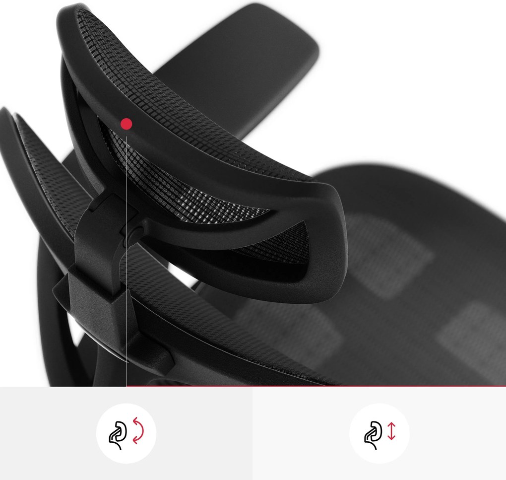 Fotel ergonomiczny Diablo V-Basic, czarny