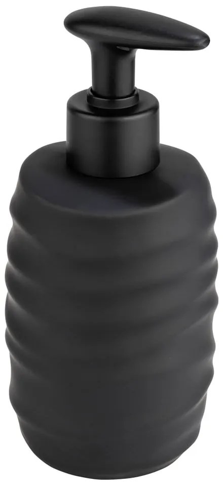 Czarny dozownik do mydła ceramiczny 400 ml Illana – Wenko