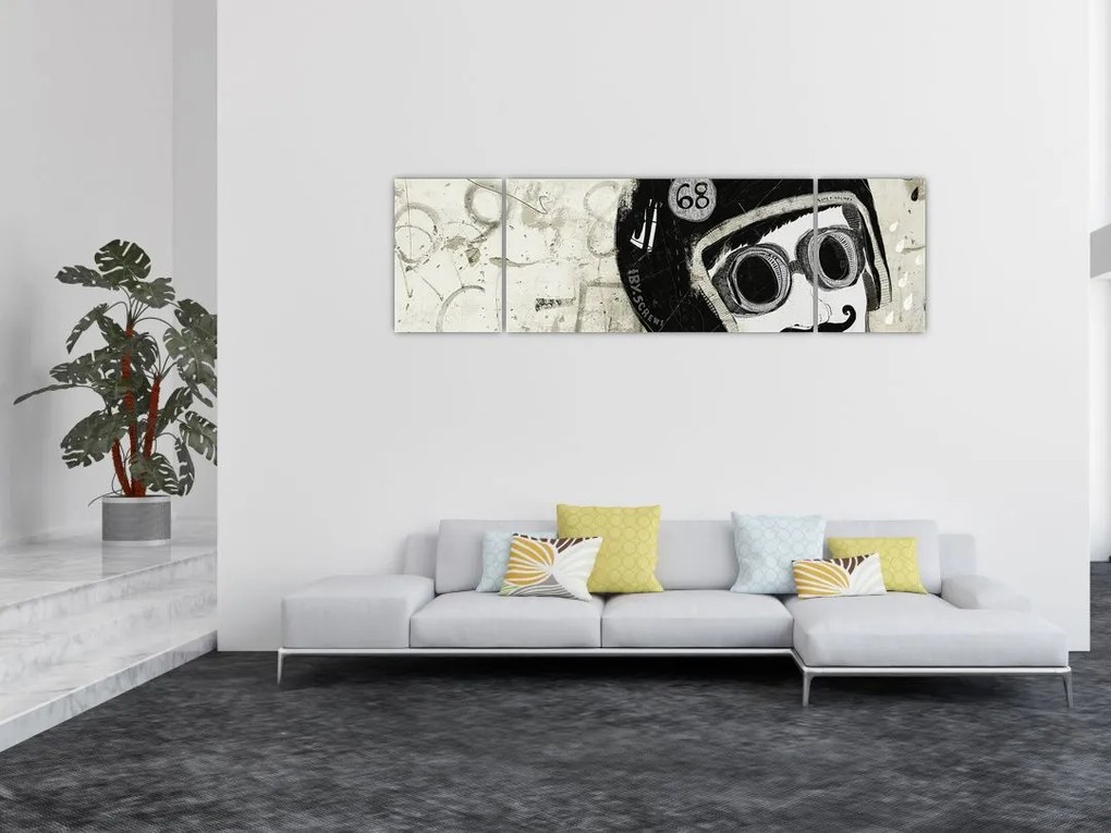 Obraz - Zawodnik (170x50 cm)