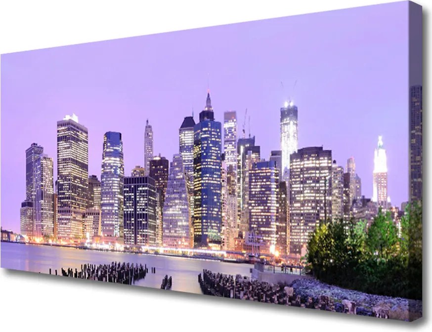 Obraz canvas Rytm Miejskiej Zabudowy