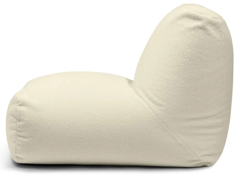 Brązowy worek do siedzenia z materiału bouclé Tube – SLOWDOWN