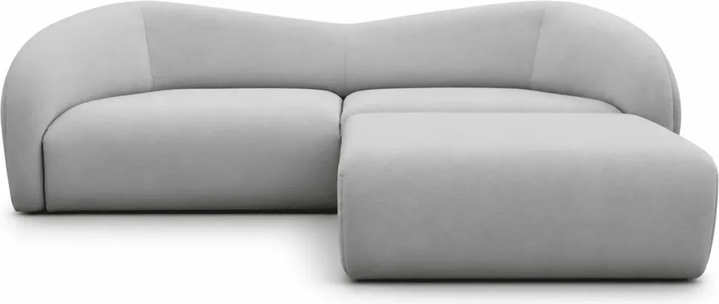 Narożnik Lunetta do salonu - nowoczesny design, obła forma, komfort i elegancja