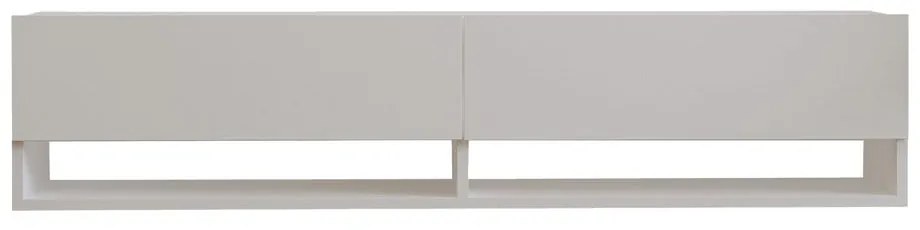 Biała szafka pod TV 141x31x30 cm Arges – Kalune Design