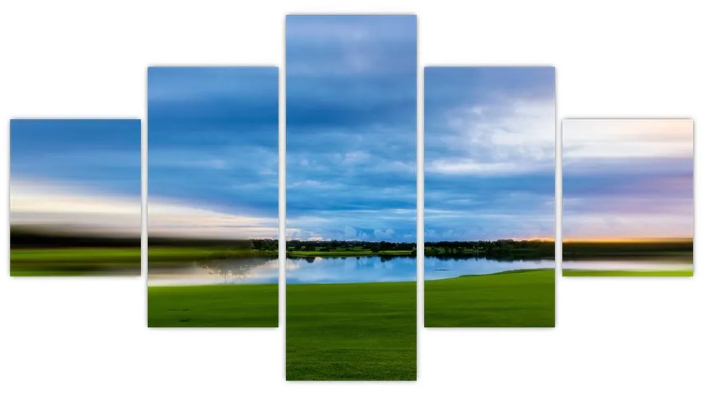 Obraz łąki (125x70 cm)