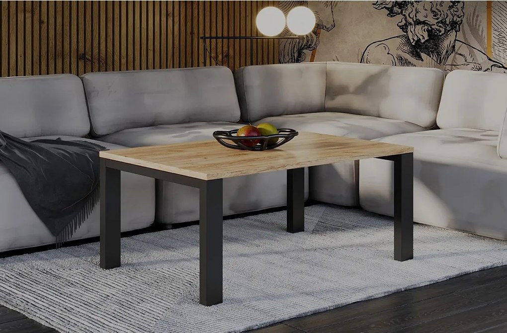 Ława GAROLD 120x80 dąb złoty craft