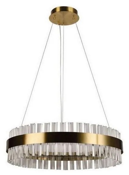 LED kryształowy żyrandol 40W 230V z ściemniaczem i pilotem