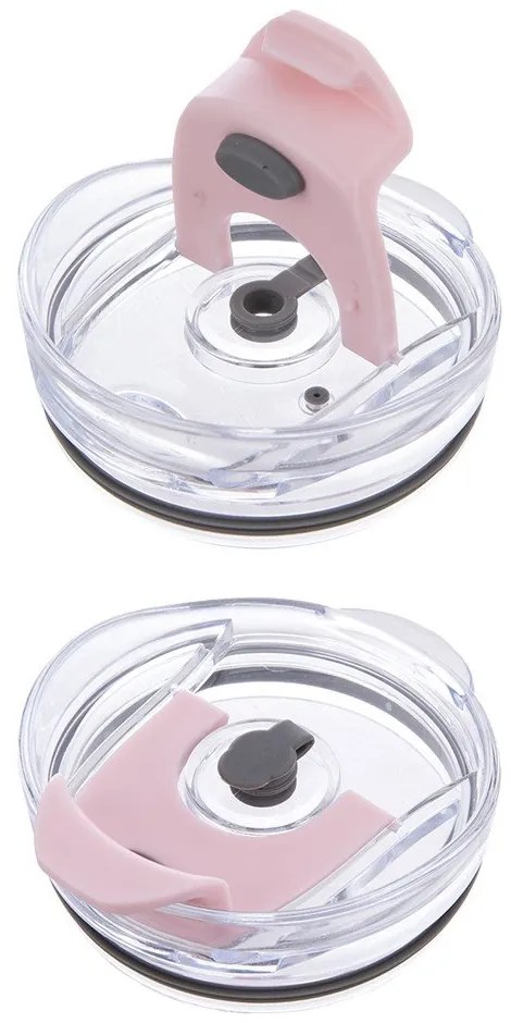 Różowy kubek termiczny ze słomką 1,2 l Termo – Orion