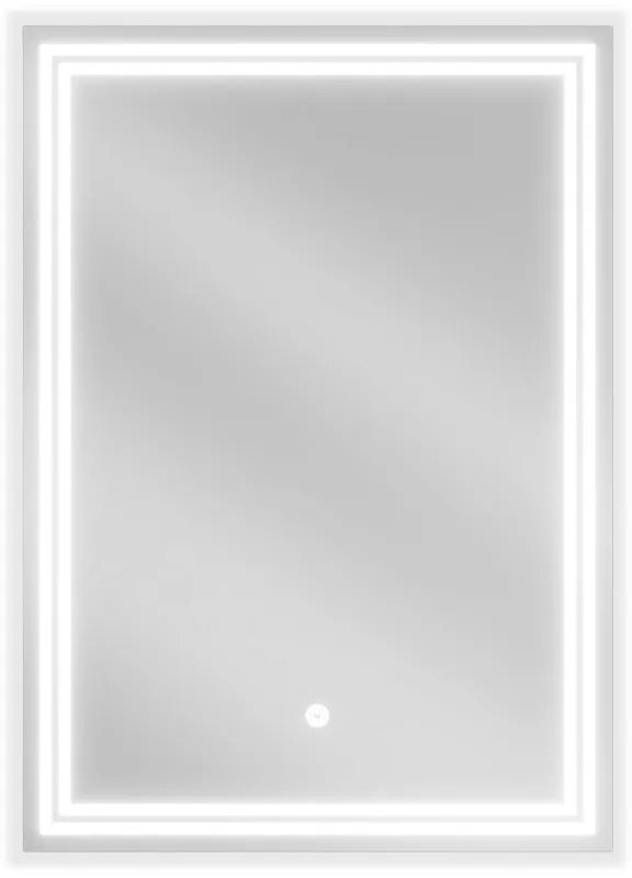 Mexen Taco lustro łazienkowe podświetlane 50 x 70 cm, LED 6000K, antypara - 9805-050-070-611-00