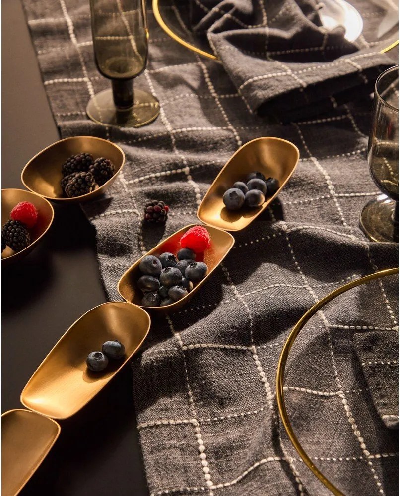 Miska do serwowania ze stali nierdzewnej w kolorze złota Aruc – Kave Home