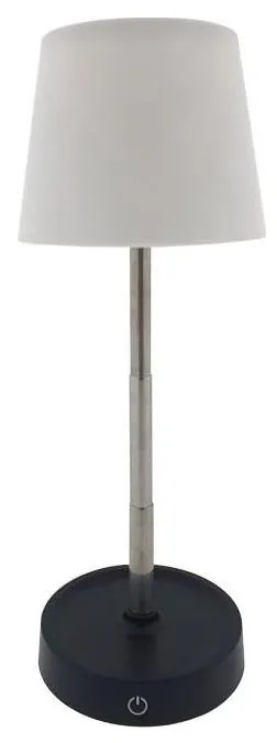 LED dotyková stolní lampa 3W USB 5V 800 mAh bílá, stmívatelná