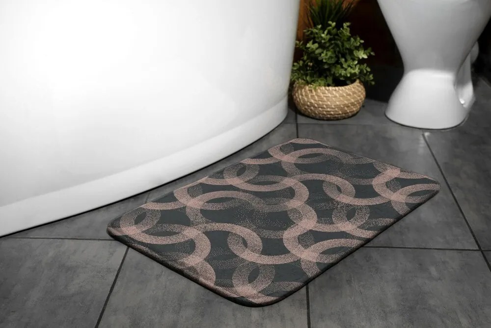 Dywanik pod prysznic Dywanik pod prysznic Koła Abstrakcja