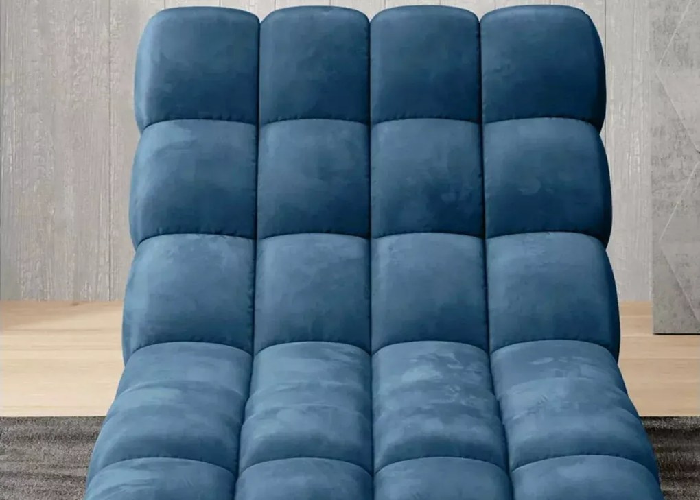 Szezlong pikowany Gat 80 z funkcją relaxu chesterfield