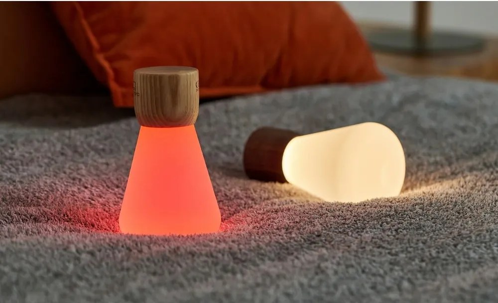 Naturalna lampa stołowa ze ściemniaczem (wys. 13 cm) Pentagon – Gingko