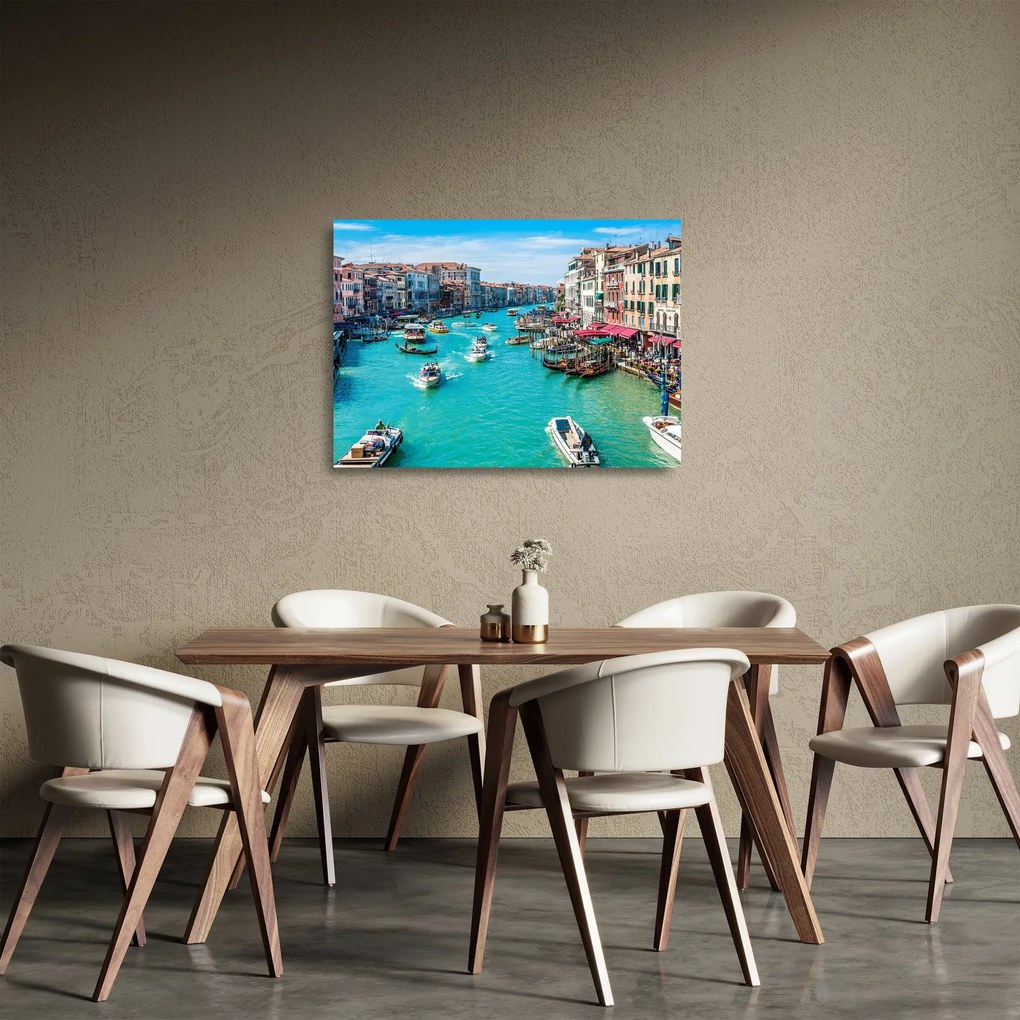 Obraz na szkle - Canal Grande, Wenecja, Włochy (70x50 cm)