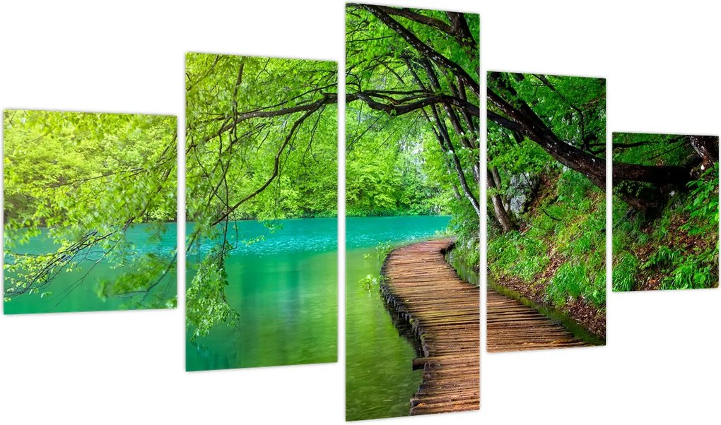 Obraz - Jeziora Plitwickie (125x70 cm)