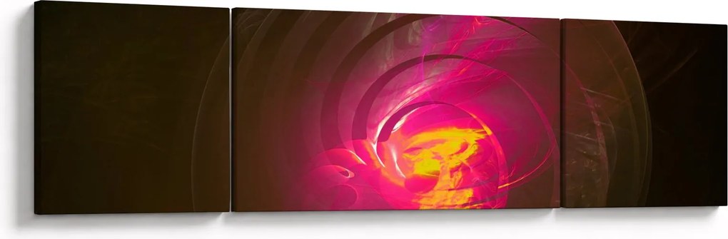 Obraz - abstrakcja spiralna (170x50 cm)