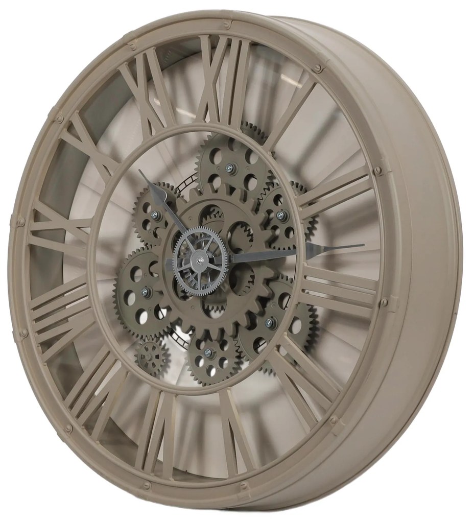 Zegar ścienny z widocznym mechanizmem, Ø 39 cm