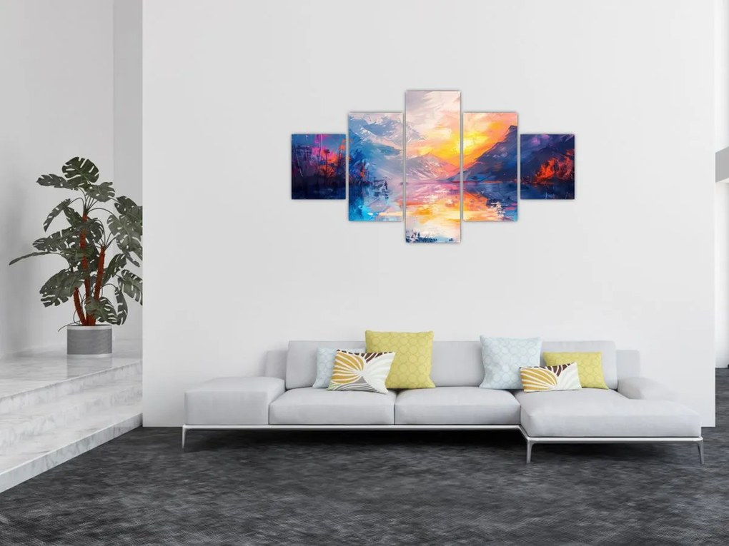 Obraz - Malarstwo krajobrazowe (125x70 cm)