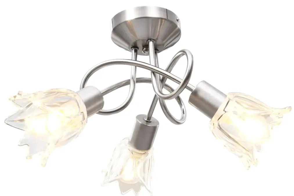 Szklana elegancka lampa sufitowa - EX205 Merfis 3X