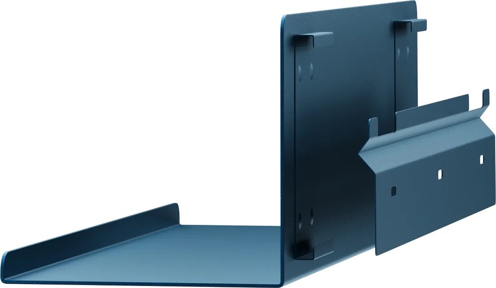 Metalowa półka ścienna Modern Joanne 40 cm, kolor granatowy