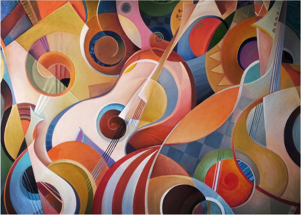 Obraz - Muzyczny abstrakt (70x50 cm)