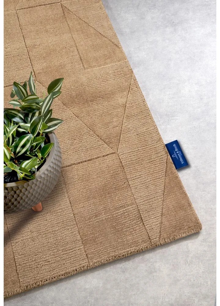 Beżowy wełniany chodnik tkany ręcznie 80x250 cm Ursule – Villeroy&amp;Boch