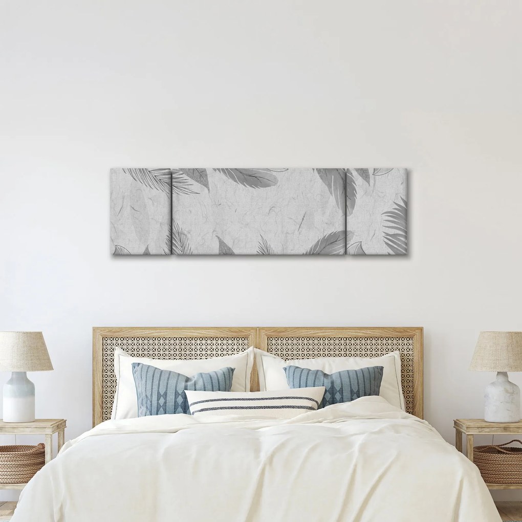 Obraz - Liście (170x50 cm)