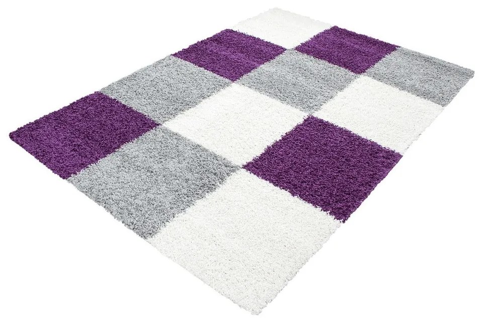 Fioletowo-szary dywan 80x150 cm Life – Ayyildiz Carpets