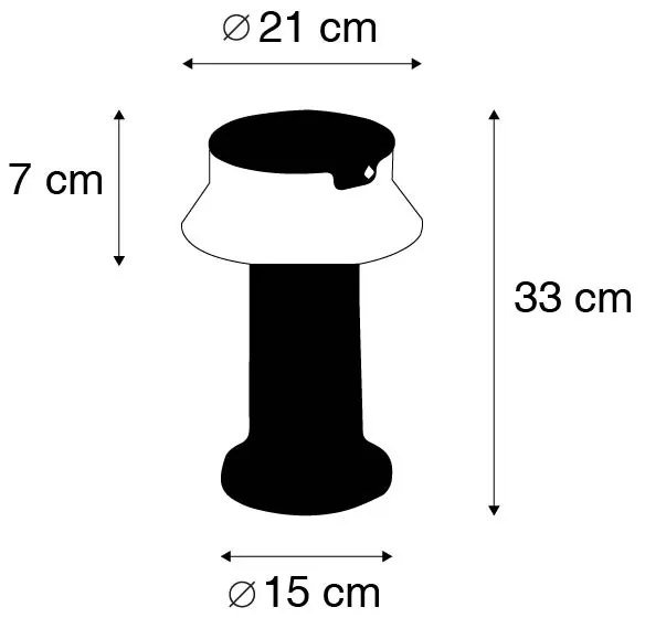 Zewnetrzna Stojąca lampa zewnętrzna czarna w tym LED ze ściemniaczem IP55 Solar - Felice Nowoczesny Oswietlenie zewnetrzne